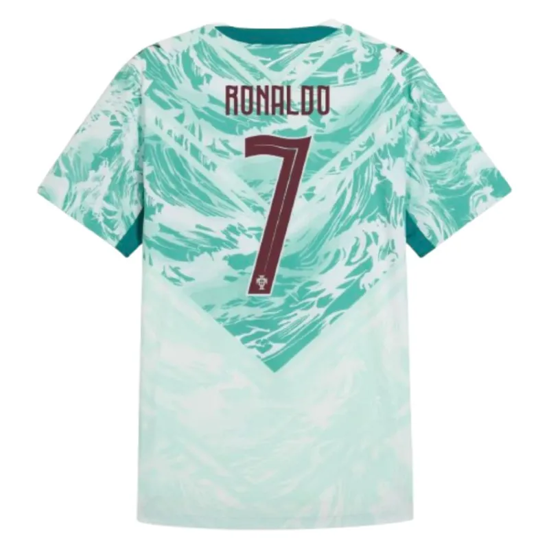 Mens 2026 2027 Authentic RONALDO Away Shirt - Portugal
