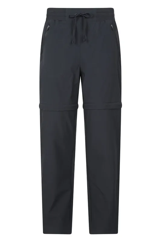 'Explorer' Lightweight Quick Dry Comfortable Shorter Zip Off Trouser - Mountain Warehouse