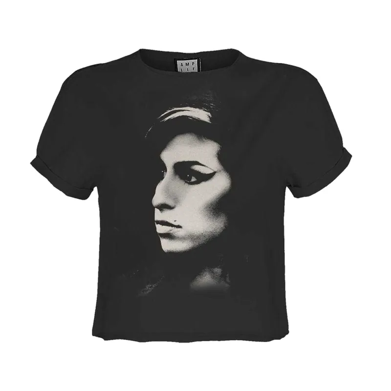 Tonal Pose Amy Winehouse Crop T-Shirt