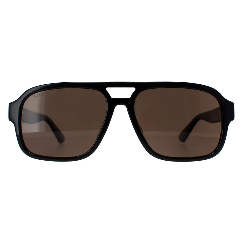 Aviator Black Brown Polarised GG1342S - Gucci