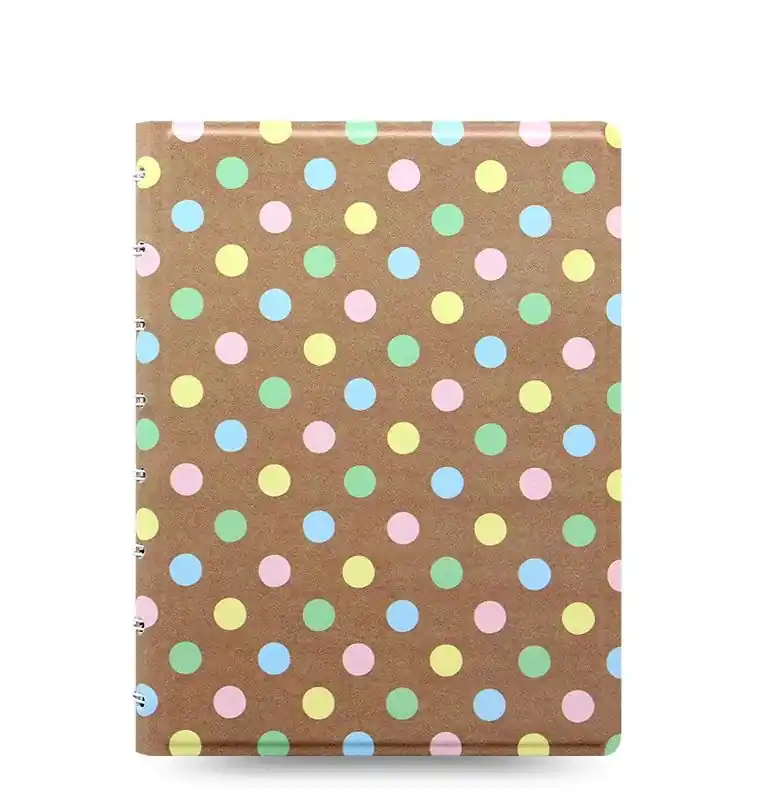Patterns Pastel Spots A5 Notebook 115057 - Filofax