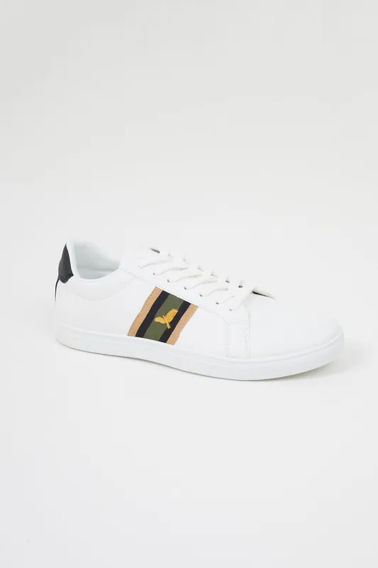 PU Lace Up Trainers - Brave Soul