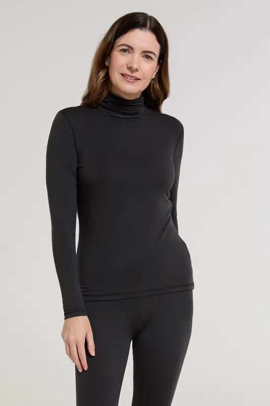 Keep The Heat' Isotherm Breathable Quick Dry Thermal Roll Neck Top - Mountain Warehouse