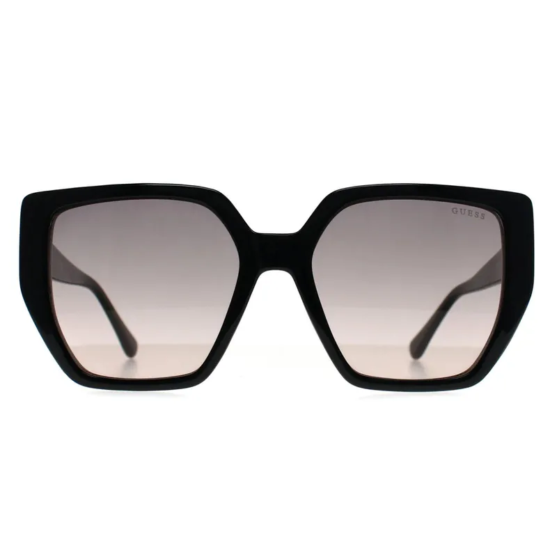 Cat Eye Shiny Black Pink Brown GF6178 - Guess