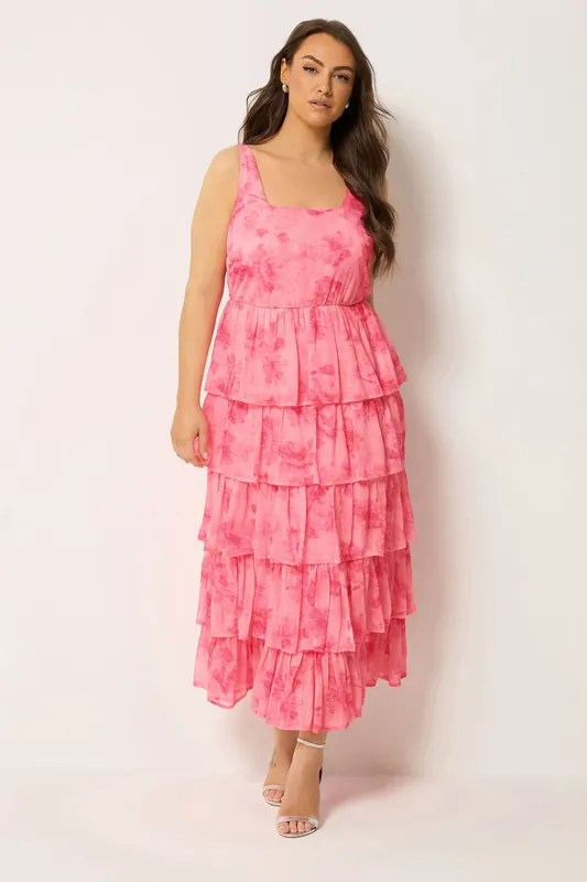 Floral Ruffle Maxi Dress - Yours