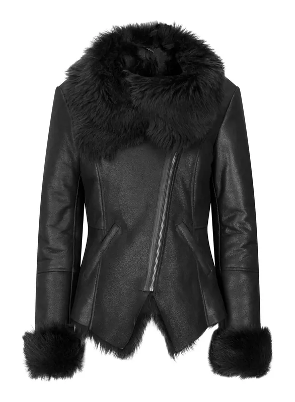 Short Toscana Sheepskin Winter Jacket - TruClothing