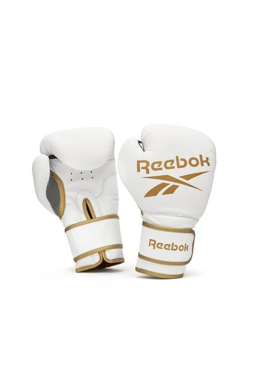 Boxing Gloves - Gold/White