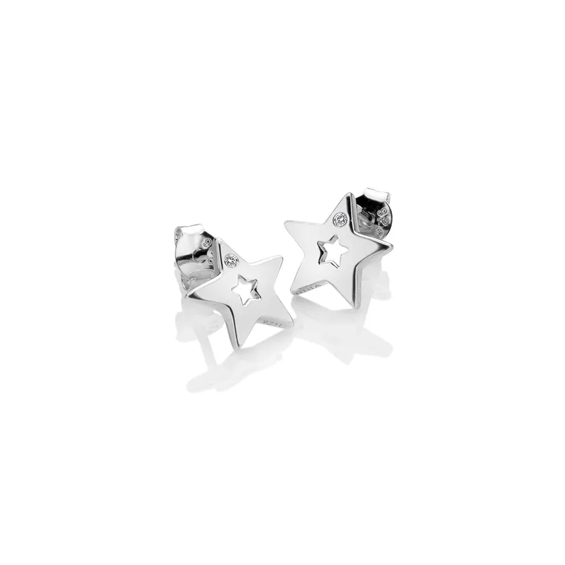 Diamond Amulet Star Earrings - Hot Diamonds