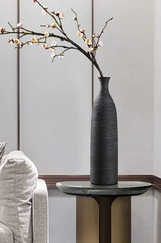 Modern Tall Porcelain Vase - Living and Home