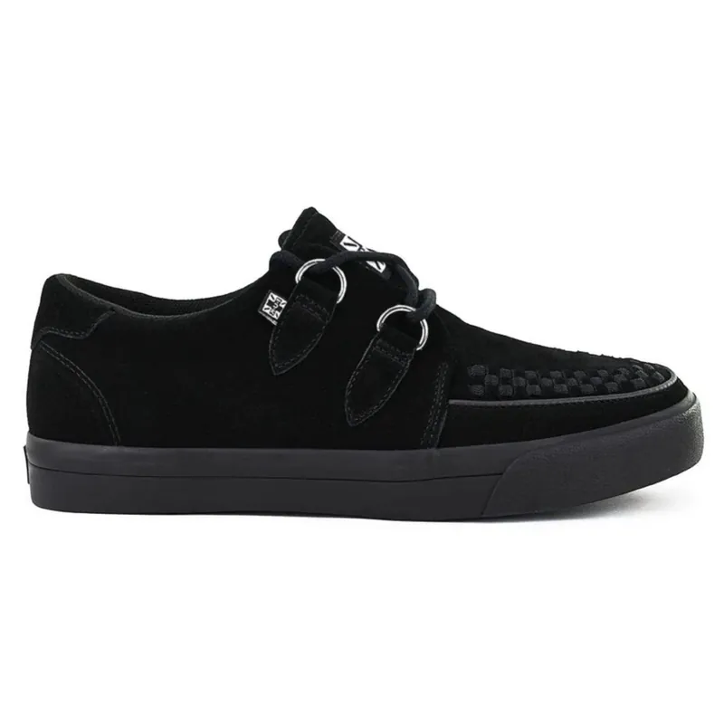 Pointed Creeper Sneaker Suede Platform Shoes - TruClothing