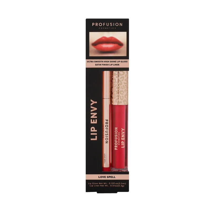 Lip Envy Gloss and Lip Liner Duo Love Spell - Profusion Cosmetics