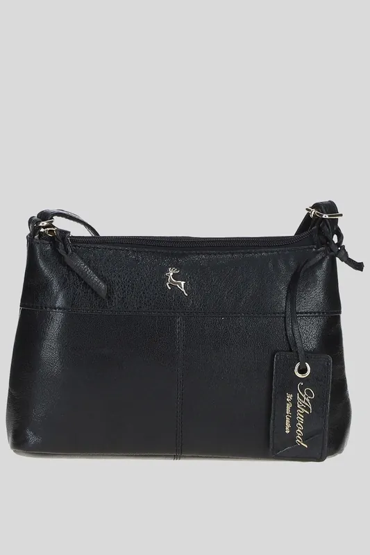 'Delilah' Elegant Real Leather Crossbody Bag - Ashwood Leather