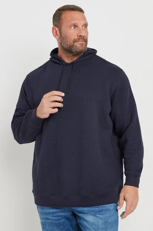 Chevron Quilted Hoodie - BadRhino