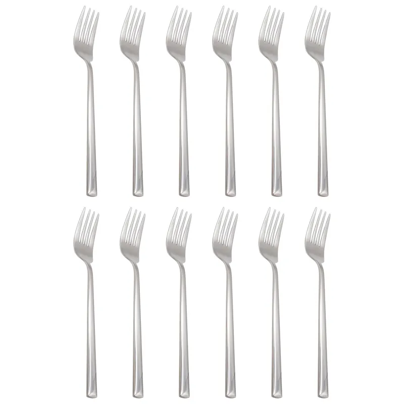 Tondo Stainless Steel Dinner Forks - 21.5cm - Pack of 12