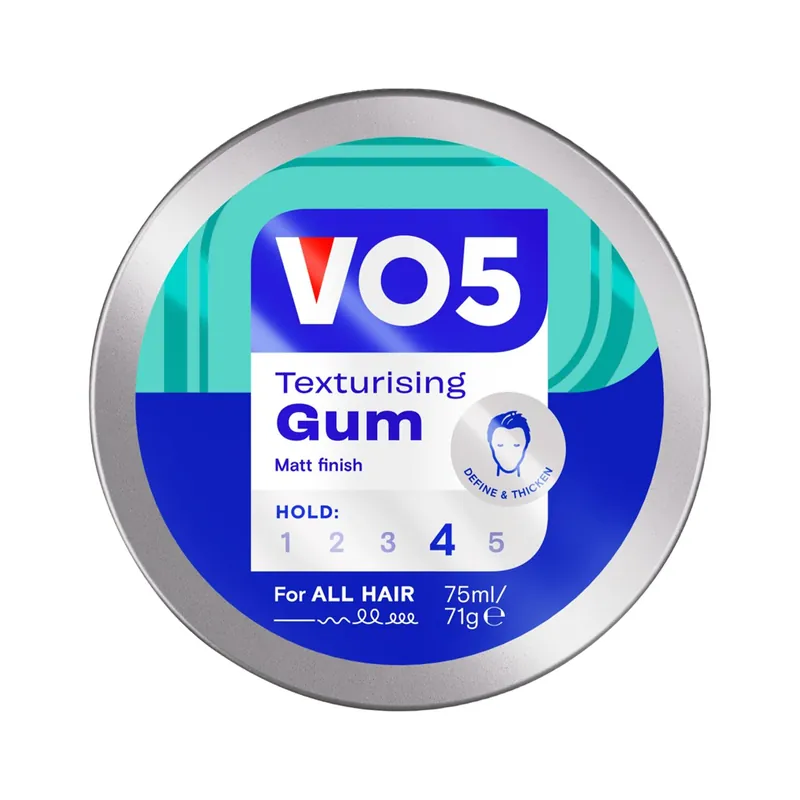 'Texturising Gum' with Extra Firm Hold, Stylish Look, 75ml - VO5