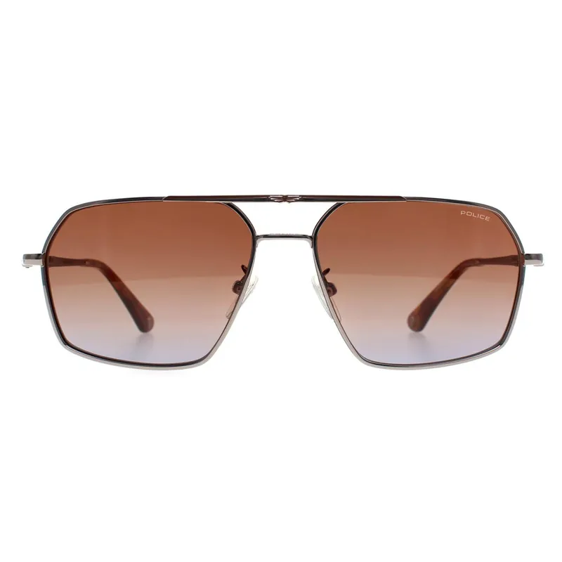 Aviator Shiny Ruthenium Brown Gradient Blue SPLL86M Origins Classic 2 - Police