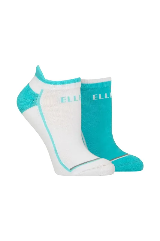 2 Pair Sports Cotton Cushioned Trainer Socks - ELLE