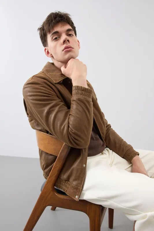 Real Leather Rafe Jacket - Bolongaro Trevor