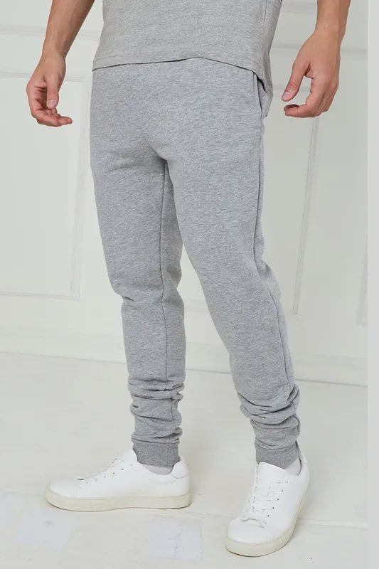Grey Slim Fit Joggers - Tall