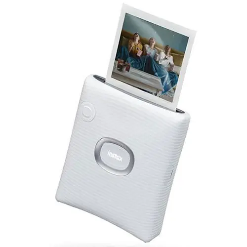 Square Link Printer in Ash White - instax