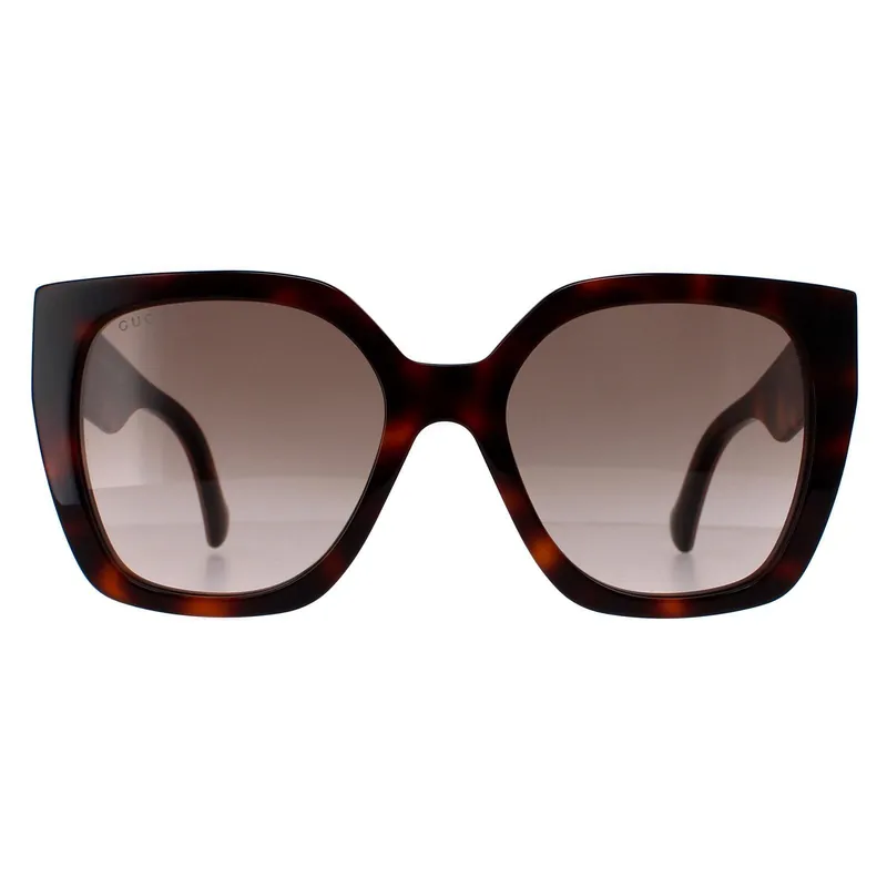 Square Havana Crystal Brown Gradient GG1300S - Gucci