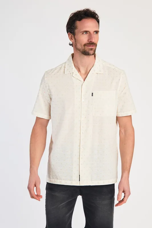 Cotton Printed Short Sleeve Shirt - Tokyo Laundry