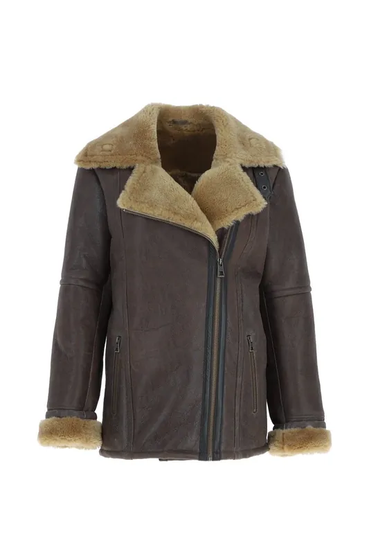 Oversized Sheepskin Aviator Jacket - Ashwood Leather