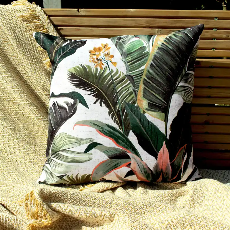Hawaii Jungle Water & UV Resistant Outdoor Cushion - Furn