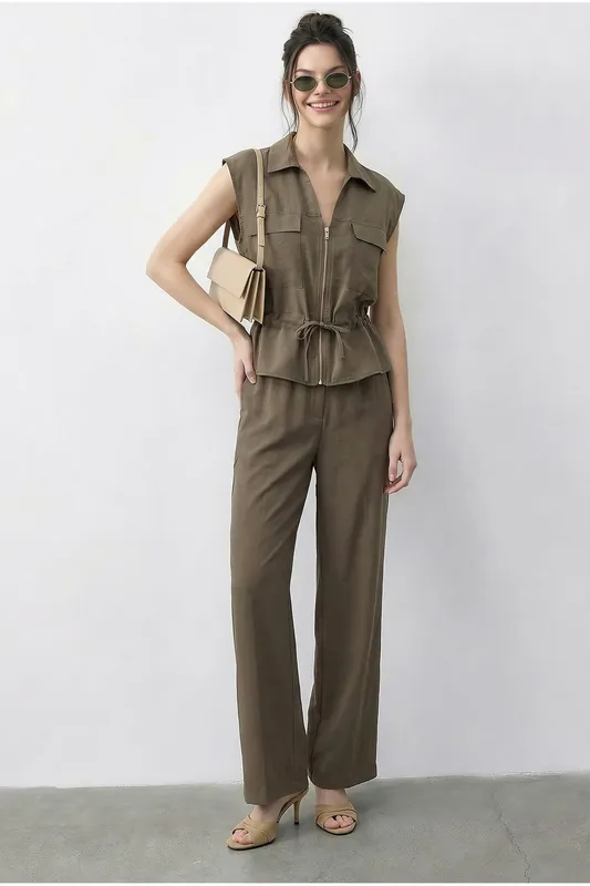 Vest and Pants Two-Piece Set