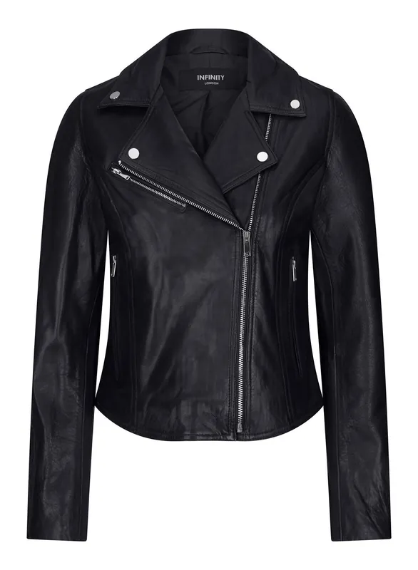 Leather Biker Jacket - TruClothing