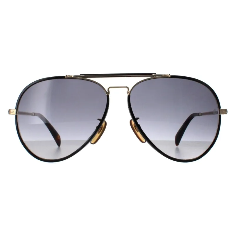 Aviator Black Gold Grey Gradient DB7003/S - David Beckham