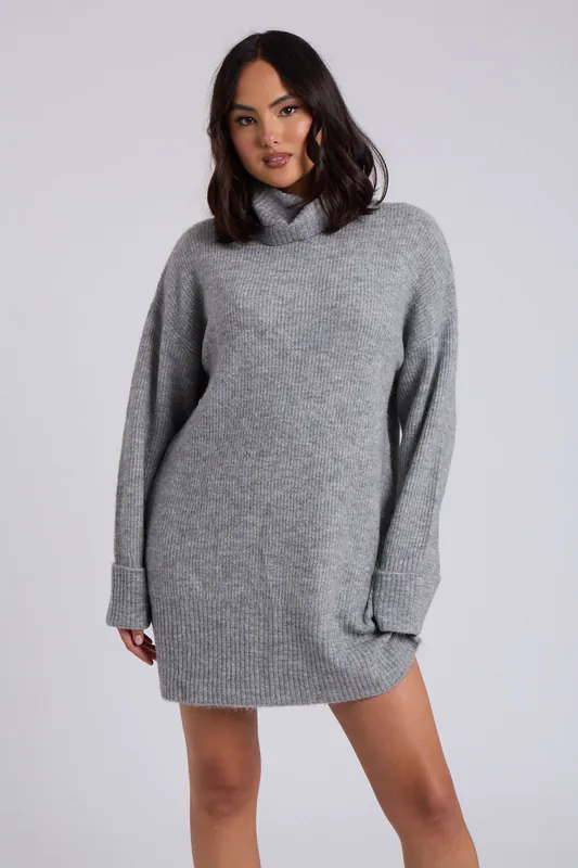Mini Roll Neck Dress - Urban Bliss