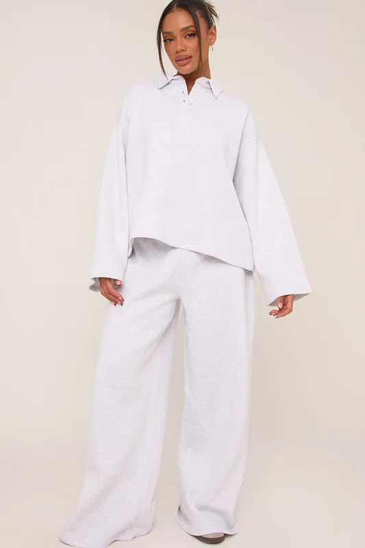 Wide Leg Drawstring Waist Joggers - EGO