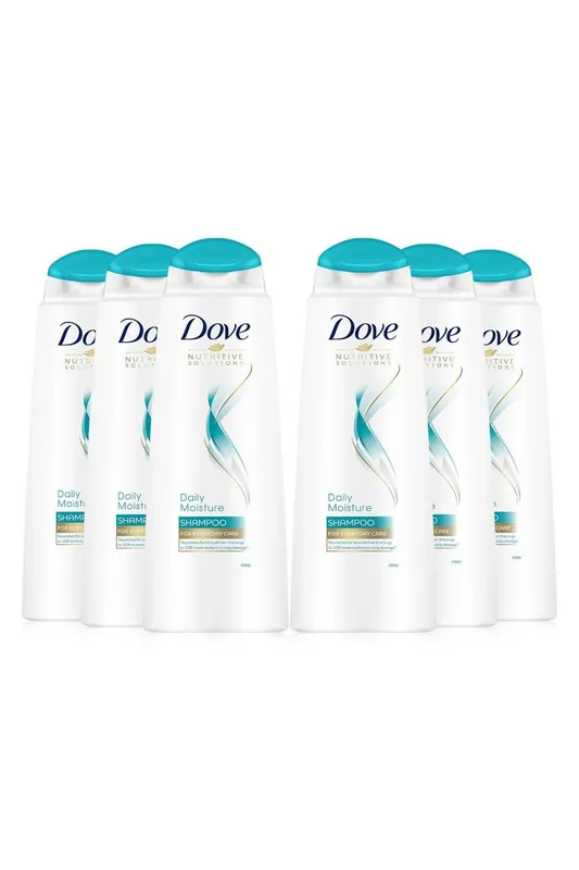 Nutritive Daily Moisture 'Shampoo' For Normal & Dry Hair, 6x400ml - Dove