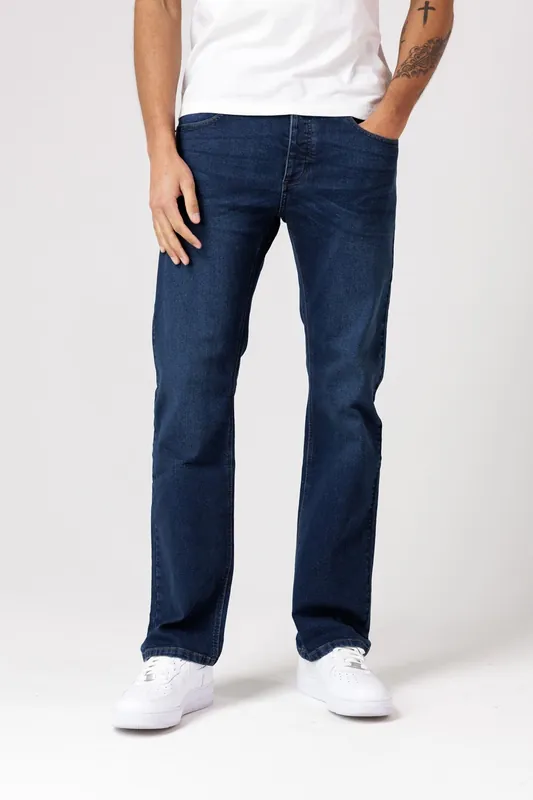 Cotton Straight Leg Stretch Denim Jeans - French Connection