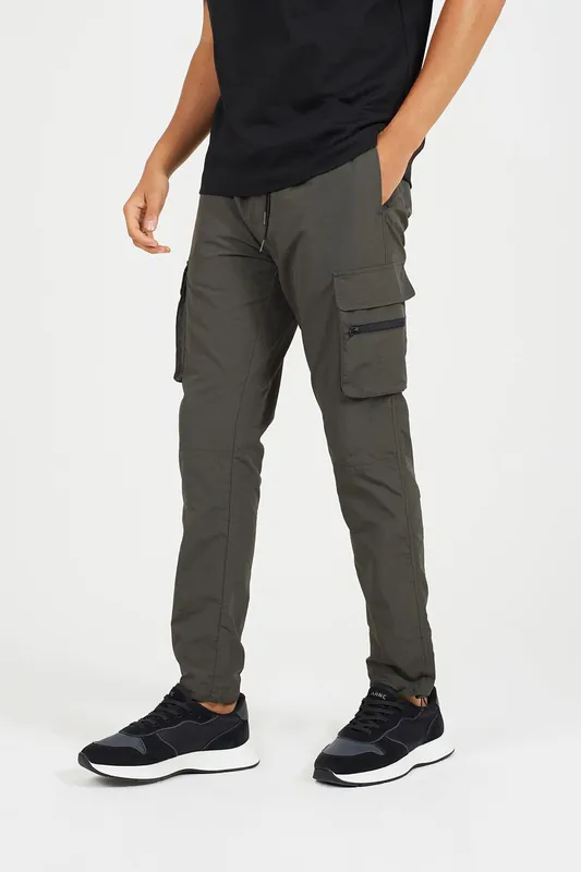 Elasticated Waist Cargo Style Trousers - Brave Soul