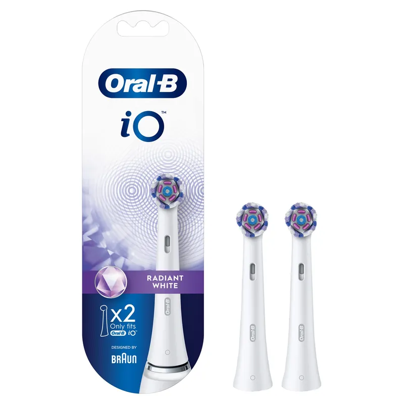iO Radiant White Brush Heads 2 Pack - Oral B