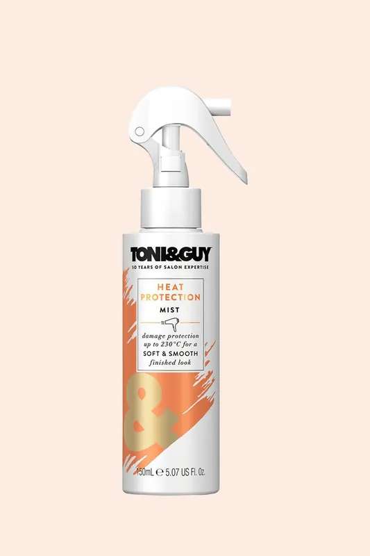 Soft and smooth finished look heat protection mist, 150ml - Toni & Guy