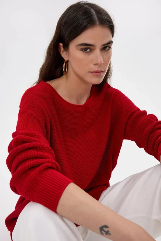 Relaxed-Fit Knitted Sweater