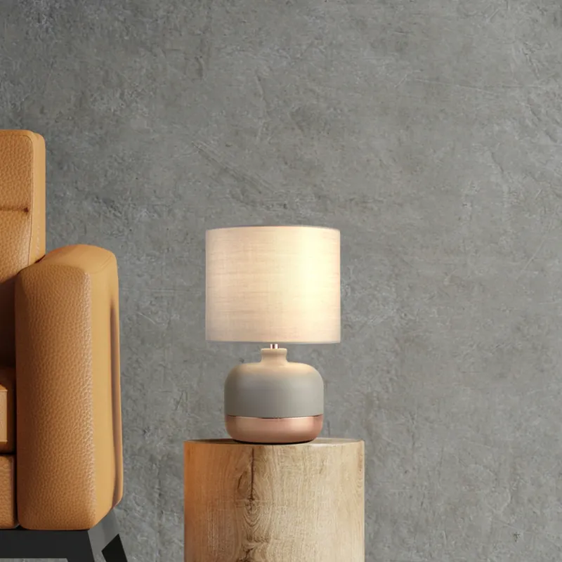 Grey Copper Table Lamp - Lighting Collection