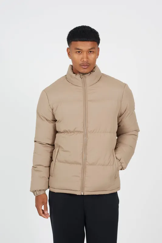 Funnel Neck Padded Jacket - Brave Soul
