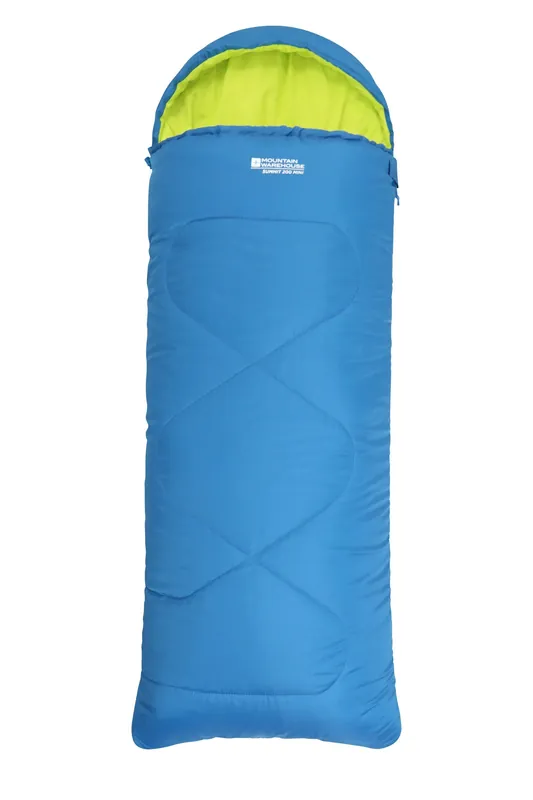 'Summit' Lightweight Warm Outdoor Mini Zip Up Square Sleeping Bag - Mountain Warehouse