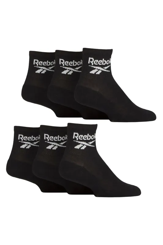 6 Pairs Low Cut Breathable Ankle Sport Socks - Reebok
