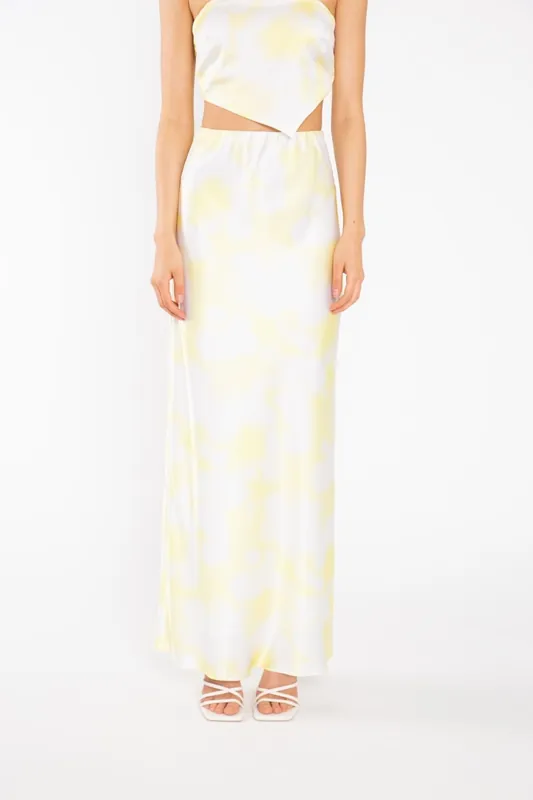 Bias-Cut Maxi-Skirt