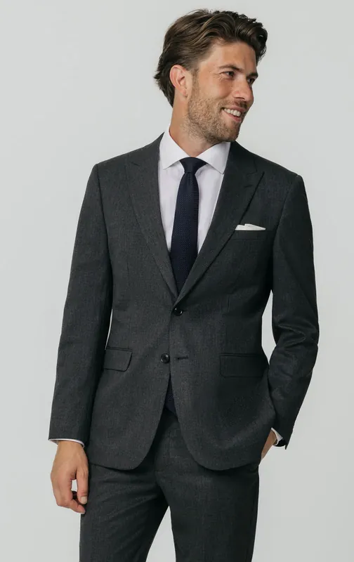 Charcoal Puppytooth Check 2 Piece Suit - Dobell
