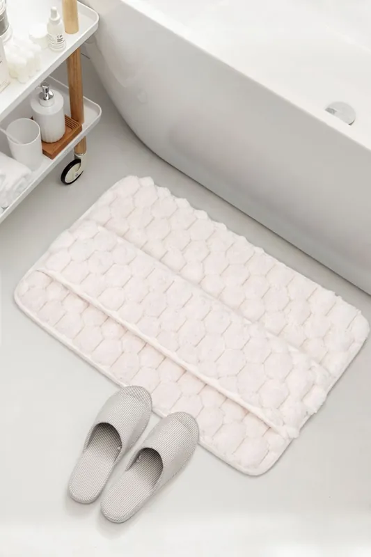 Soft Non-Slip Polyester Bath Mat