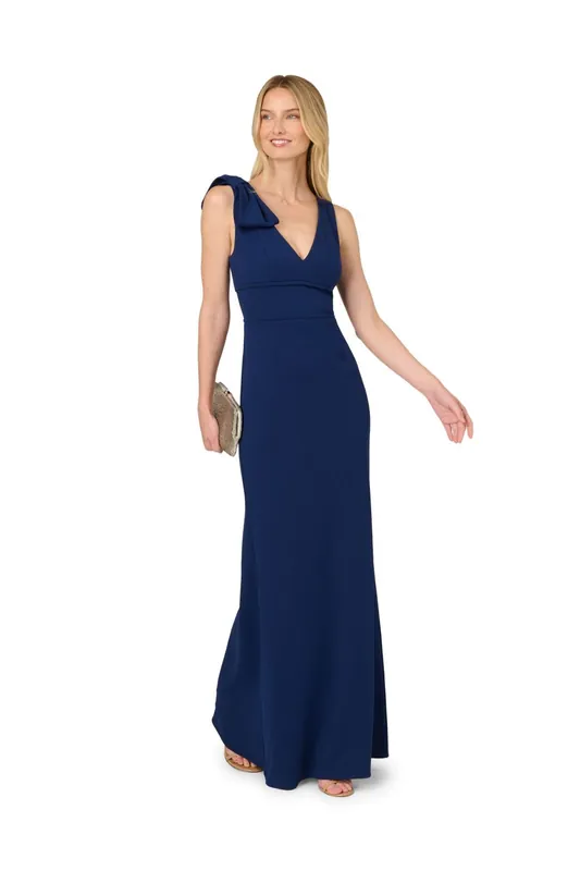 Mermaid Crepe Dress - Adrianna Papell