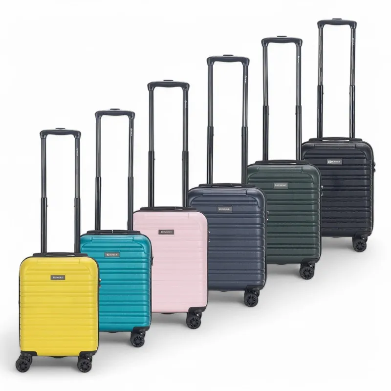 ABS Hardshell Underseat Cabin Suitcase 45 x 30 x 20 cm Luggage Suitable for Wizz Air - Infinity Leather
