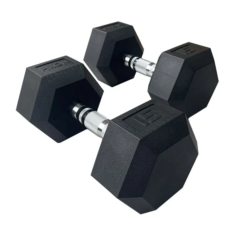 2 x 15kg Pro Hex Dumbbells (Pair) - HXGN