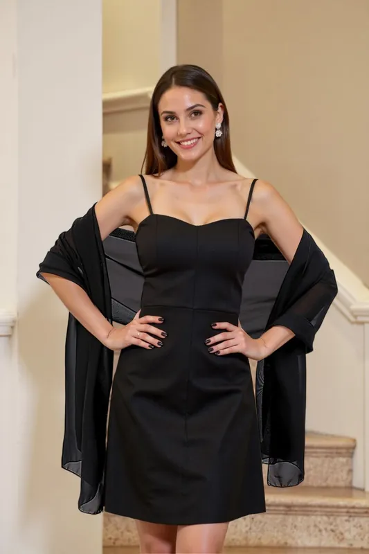 Solid Chiffon Shawls and Wraps - MODISHION